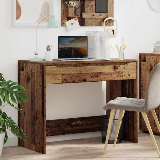 Scrivania Legno vecchio 100 x 50 x 78 cm Legno ingegnerizzato | homemem39