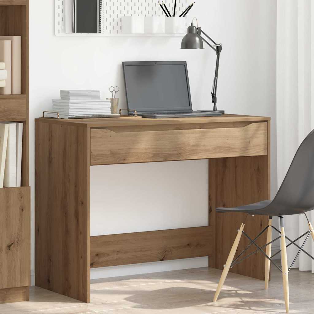 Scrivania con cassetto Rovere Artigianale 100 x 50 x 78 cm | homemem39