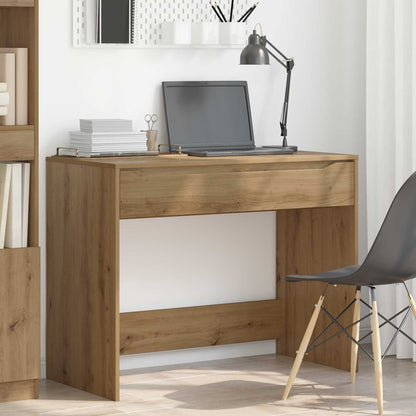 Scrivania con cassetto Rovere Artigianale Legno ingegnerizzato