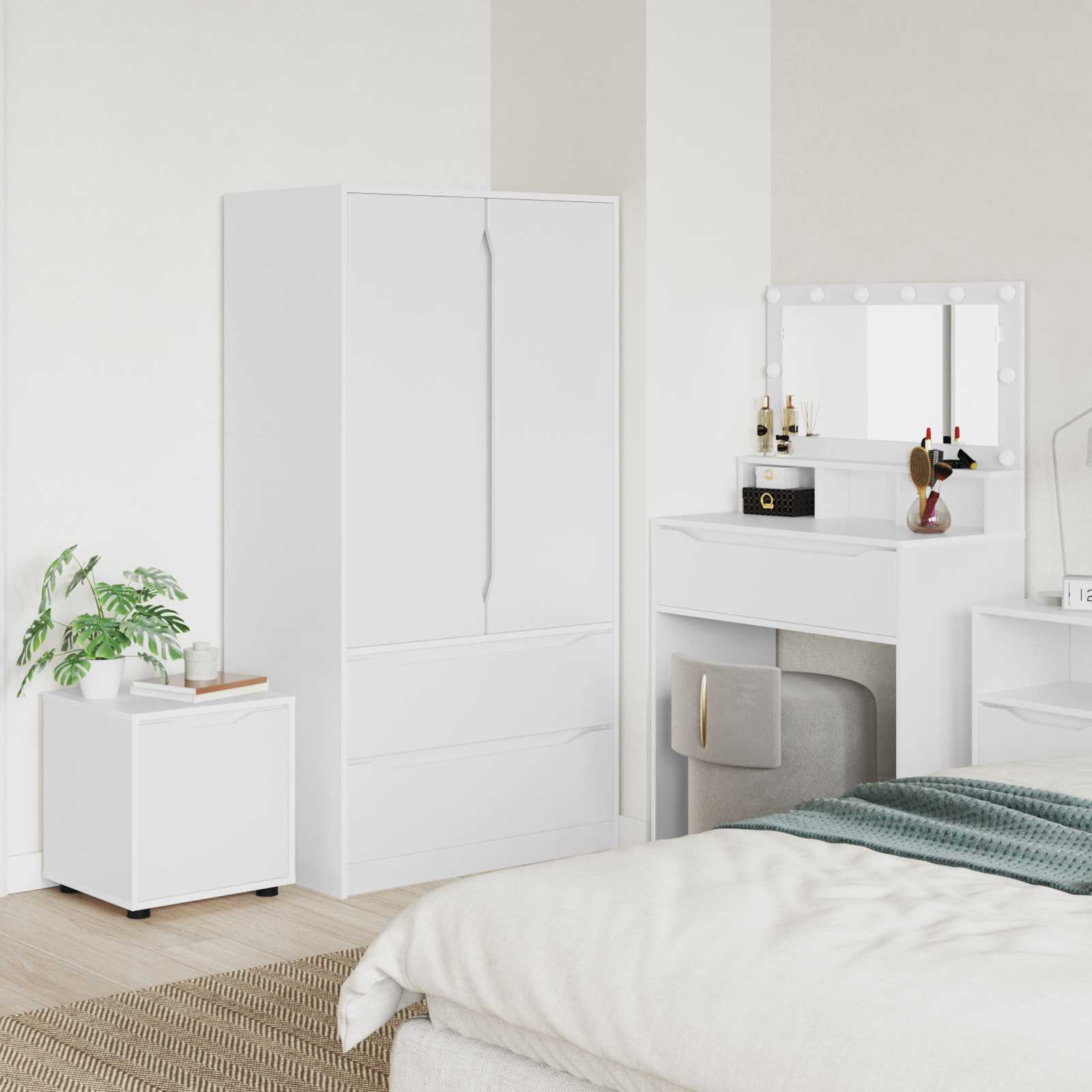 Mobile da Bagno 40,5 x 40 x 44 cm Legno ingegnerizzato Bianco | homemem39