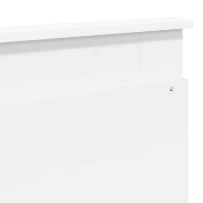 Testiera con testiera Bianco 200 cm Legno multistrato