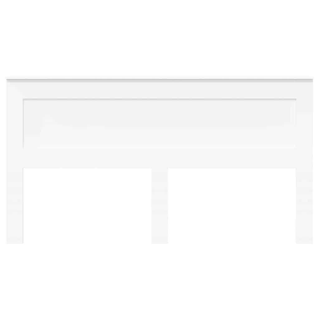 Testiera con testiera Bianco 200 cm Legno multistrato
