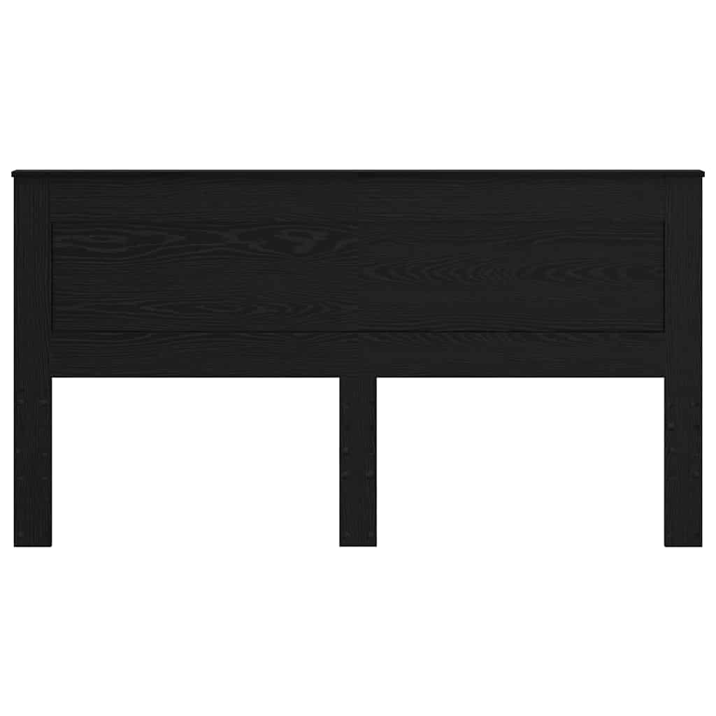 Testiera con testiera Rovere Nero 200 cm Legno multistrato