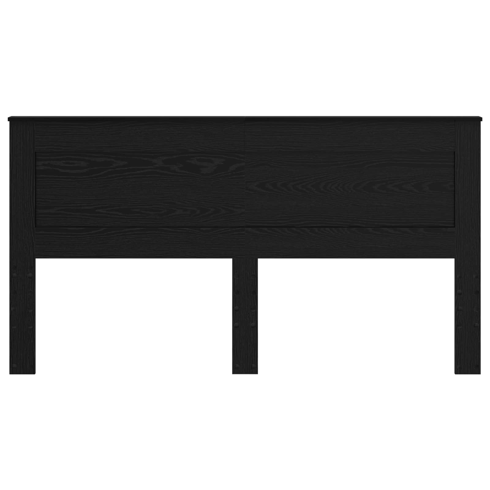 Testiera con testiera Rovere Nero 200 cm Legno multistrato | homemem39