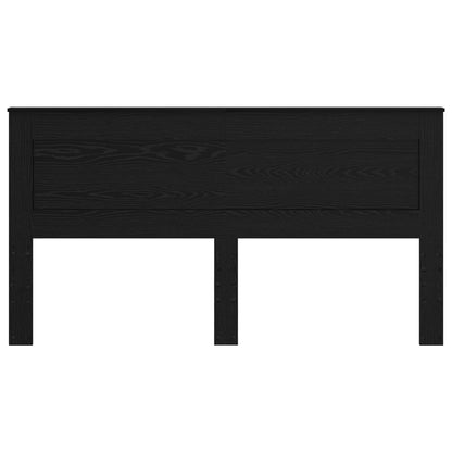 Testiera con testiera Rovere Nero 200 cm Legno multistrato | homemem39