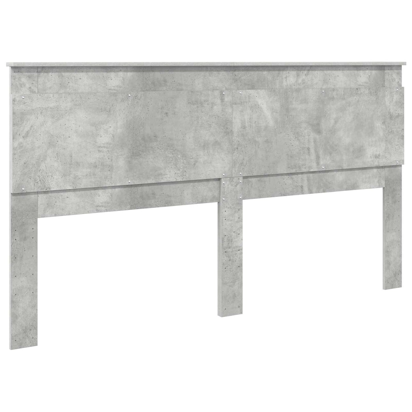 Testiera con testiera Grigio cemento 200 cm Legno multistrato | homemem39