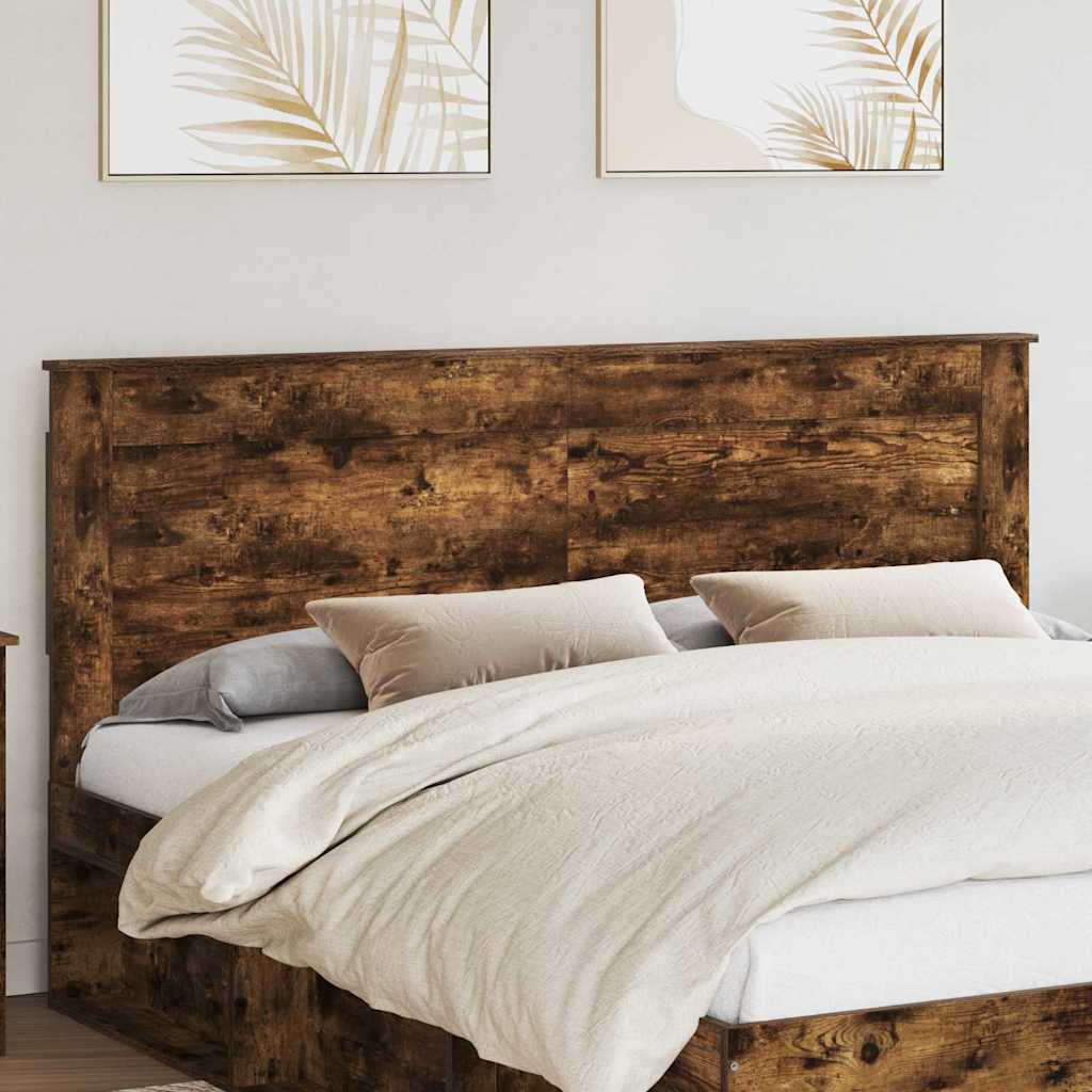 Testiera con testiera Rovere fumé 200 cm Legno multistrato