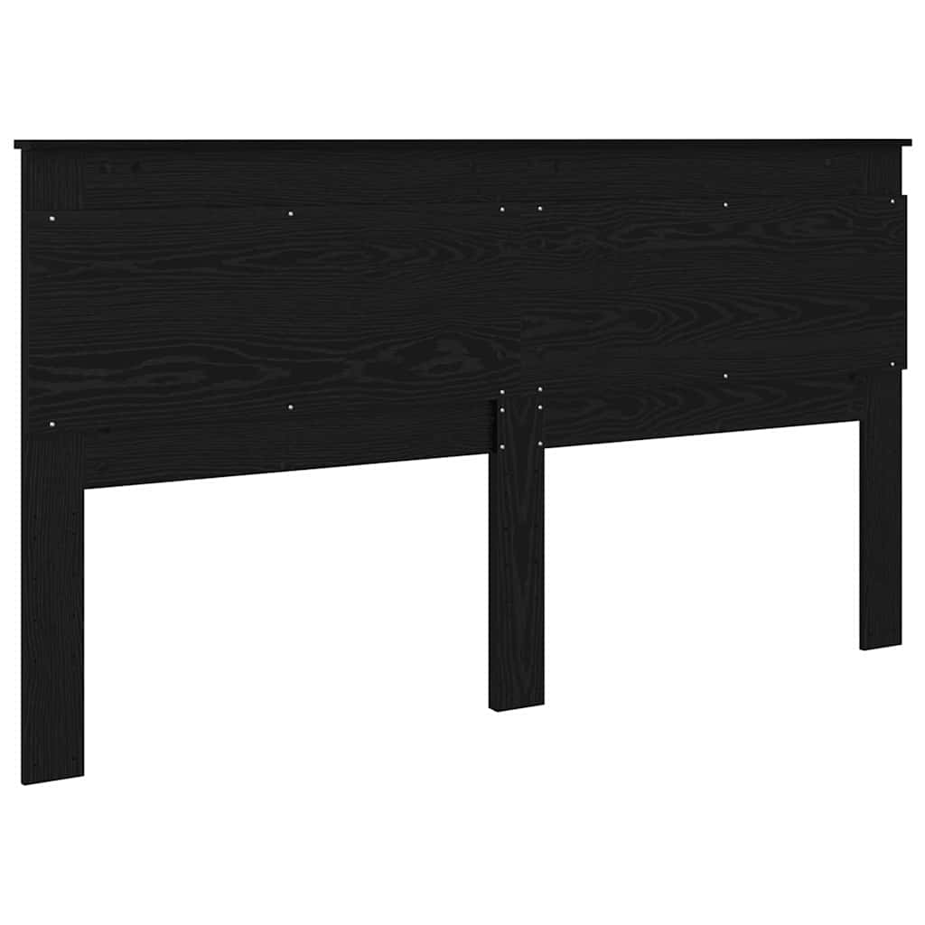 Testiera con testiera Rovere Nero 180 cm Legno multistrato