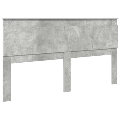 Testiera con testiera Grigio cemento 180 cm Legno multistrato | homemem39