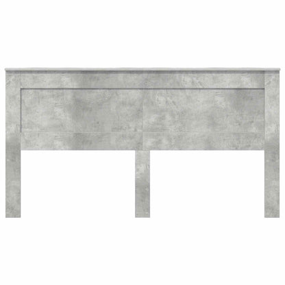 Testiera con testiera Grigio cemento 180 cm Legno multistrato | homemem39