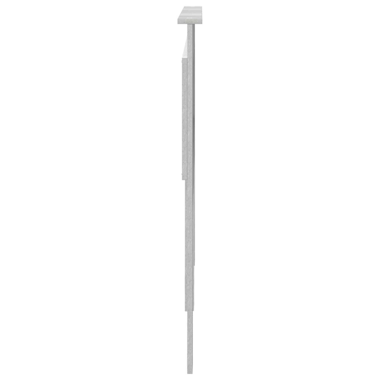 Testiera con testiera Grigio cemento 160 cm Legno multistrato | homemem39