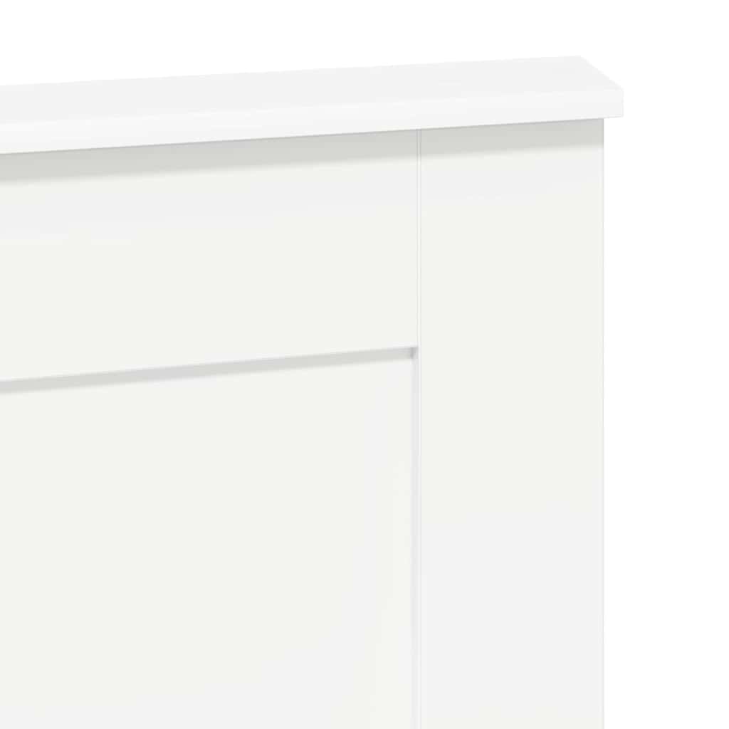 Testiera con testiera Bianco 150 cm Legno multistrato