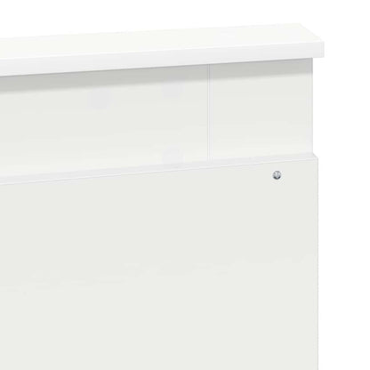 Testiera con testiera Bianco 150 cm Legno multistrato