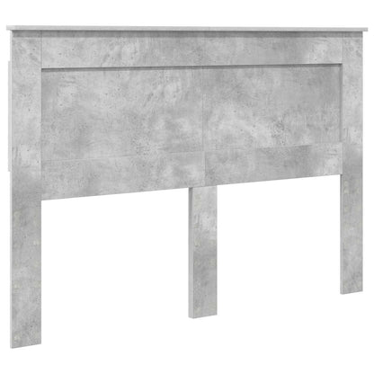 Testiera con testiera Grigio cemento 150 cm Legno multistrato | homemem39