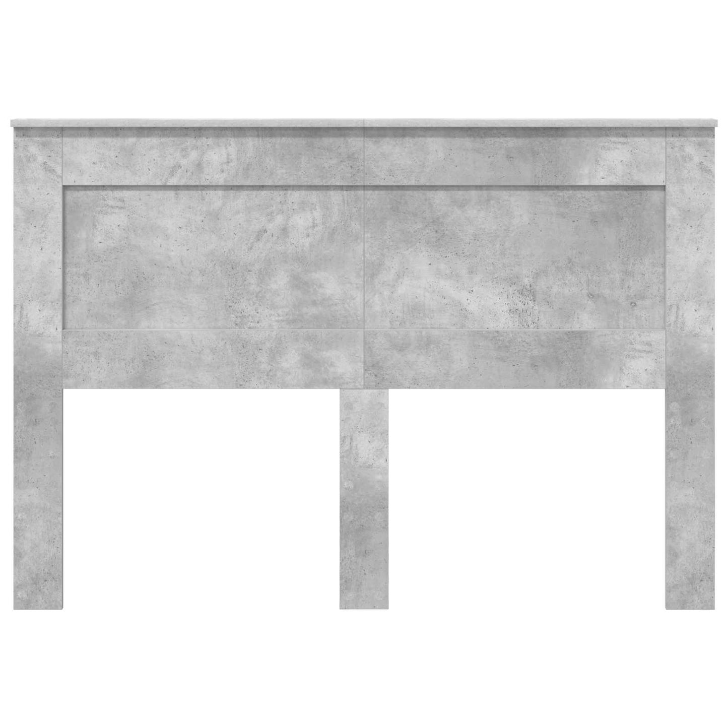 Testiera con testiera Grigio cemento 150 cm Legno multistrato | homemem39