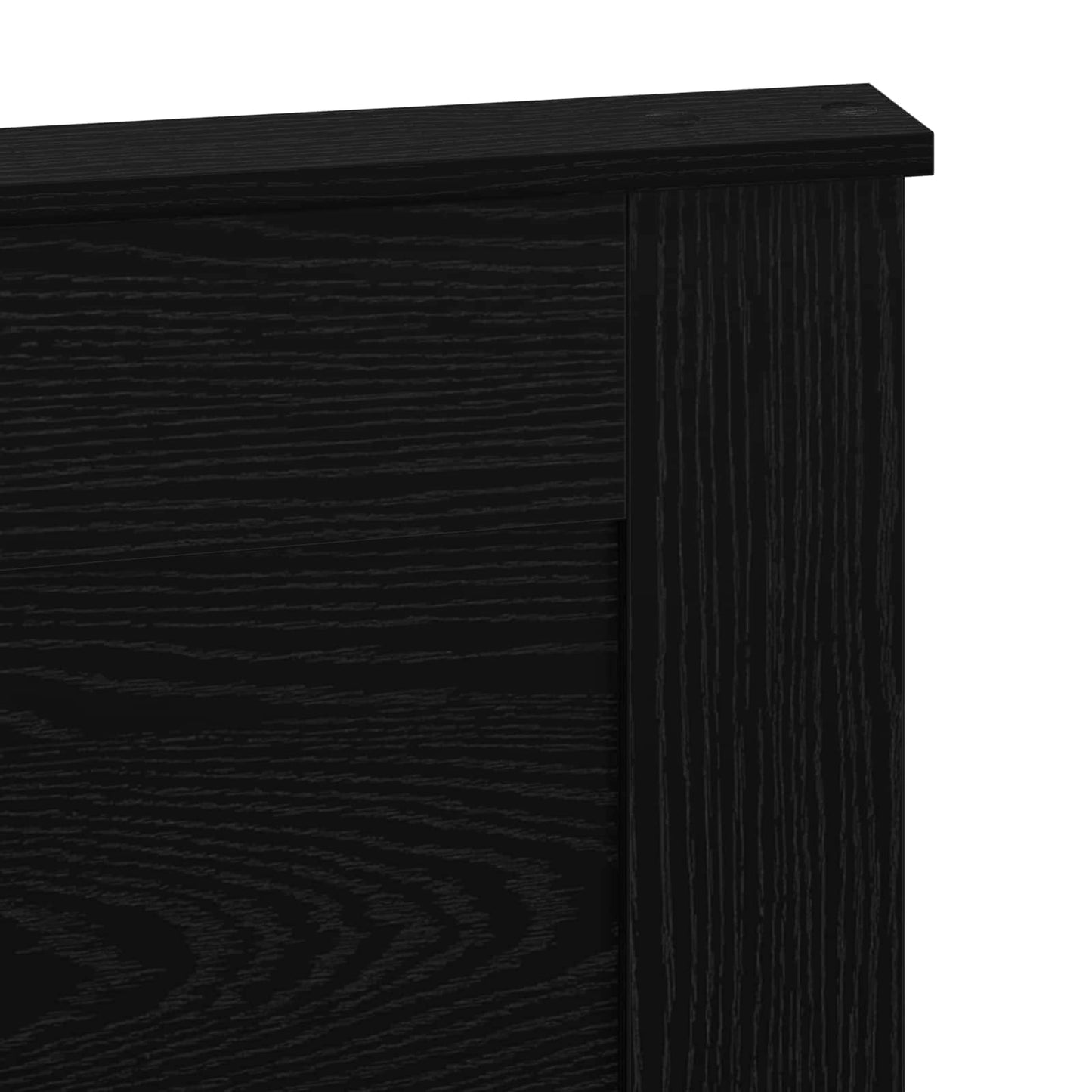 Testiera con testiera Rovere Nero 140 cm Legno multistrato | homemem39