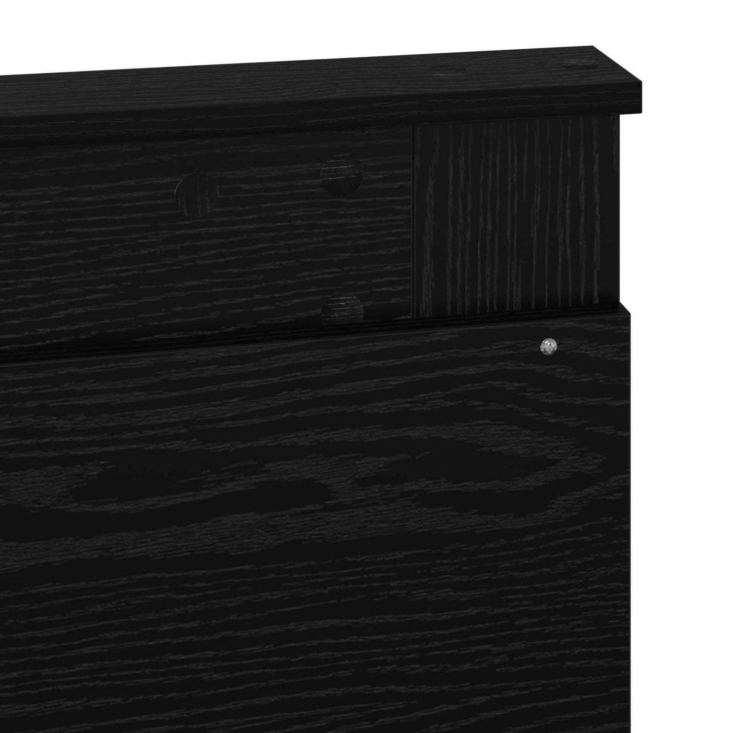 Testiera con testiera Rovere Nero 140 cm Legno multistrato | homemem39