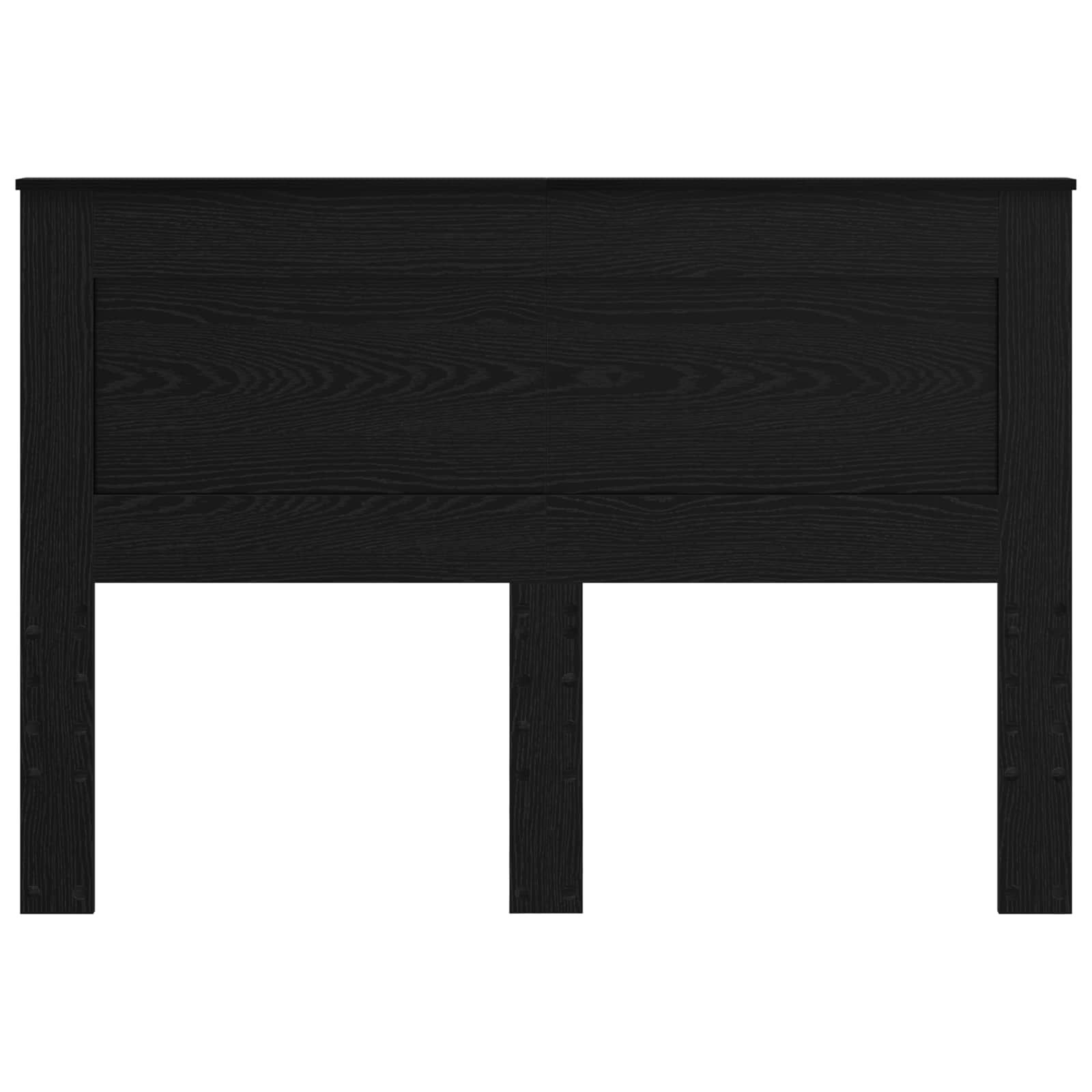Testiera con testiera Rovere Nero 140 cm Legno multistrato | homemem39