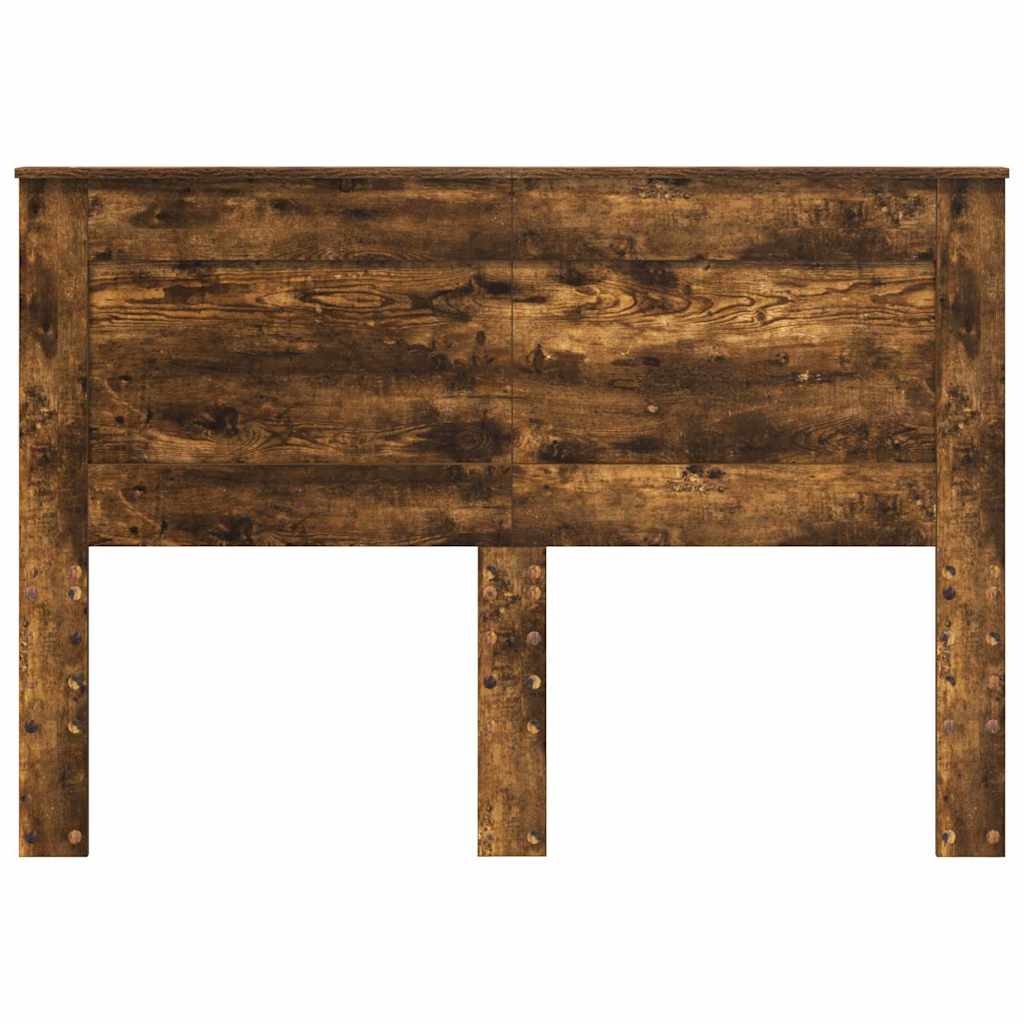 Testiera con testiera Grigio Sonoma 140 cm Legno multistrato