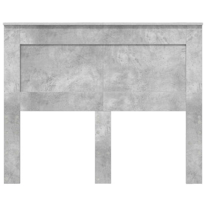 Testiera con testiera Grigio cemento 135 cm Legno multistrato