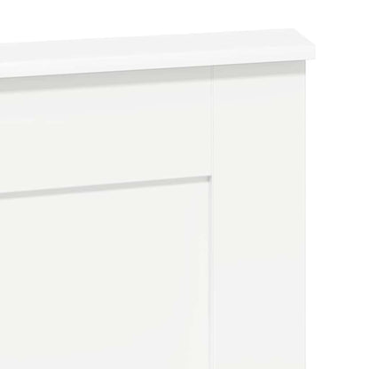 Testiera con testiera Bianco 120 cm Legno multistrato