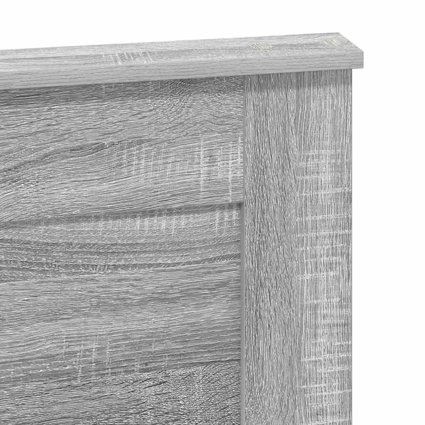 Testiera con testiera Grigio Sonoma 120 cm Legno multistrato | homemem39
