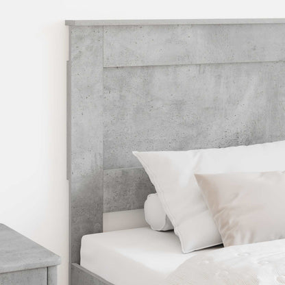Testiera con testiera Grigio cemento 100 cm Legno multistrato | homemem39