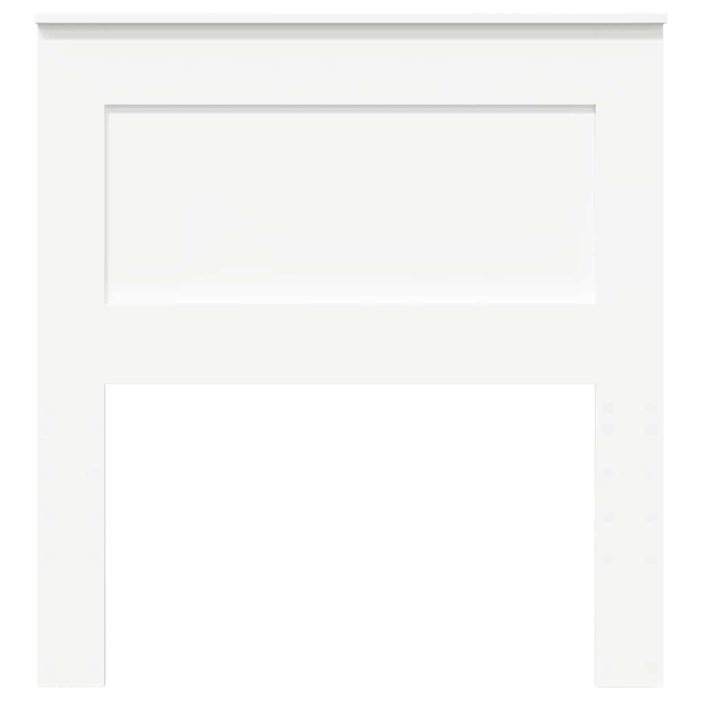 Testiera con testiera Bianco 90 cm Legno multistrato