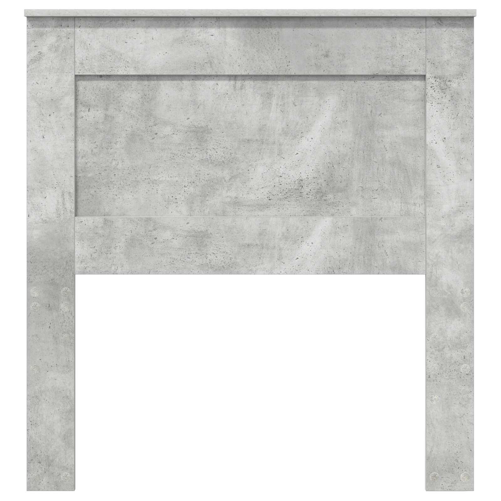 Testiera con testiera Grigio cemento 90 cm Legno multistrato | homemem39