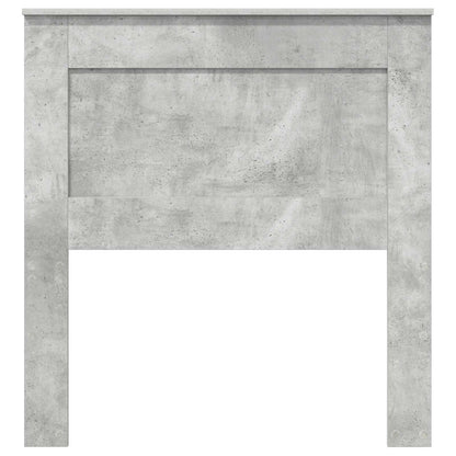 Testiera con testiera Grigio cemento 90 cm Legno multistrato | homemem39