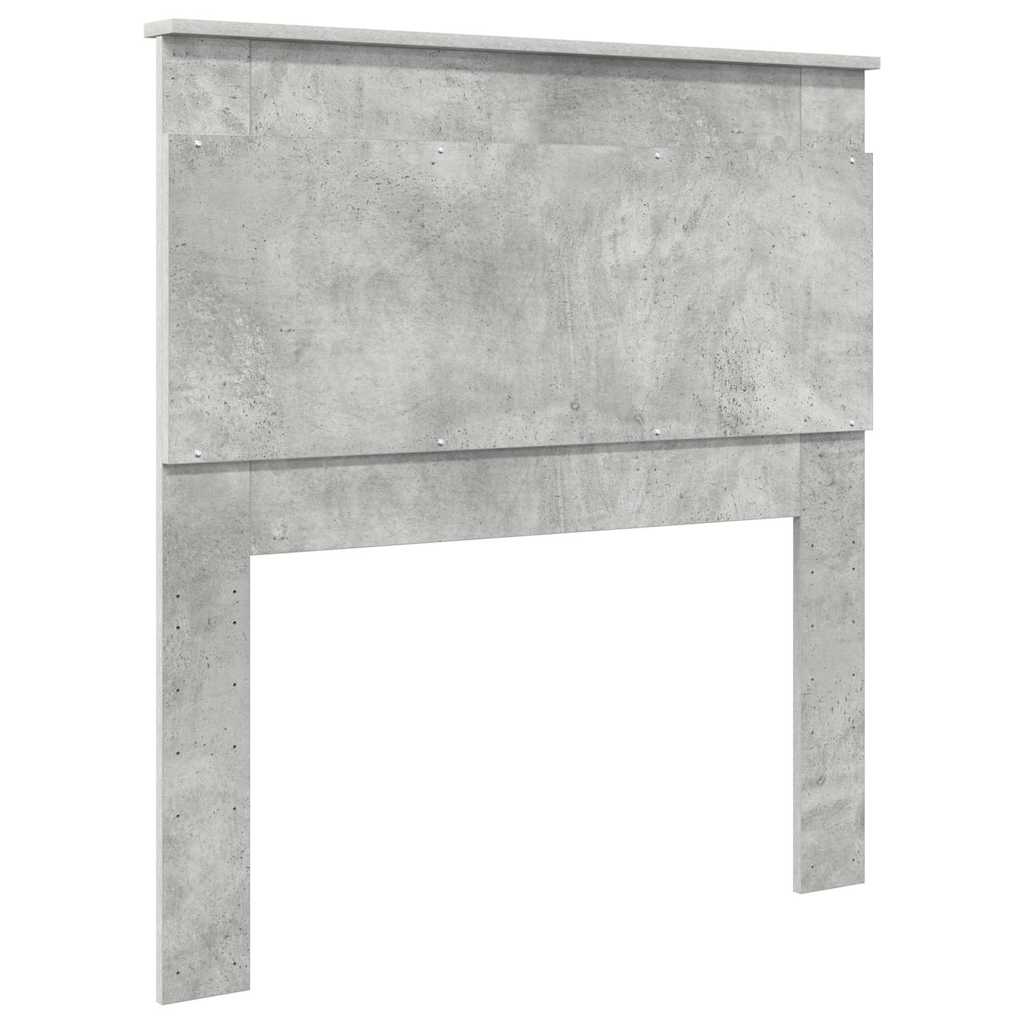 Testiera con testiera Grigio cemento 80 cm Legno multistrato