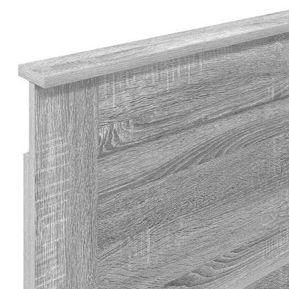 Testiera con testiera Grigio Sonoma 80 cm Legno multistrato