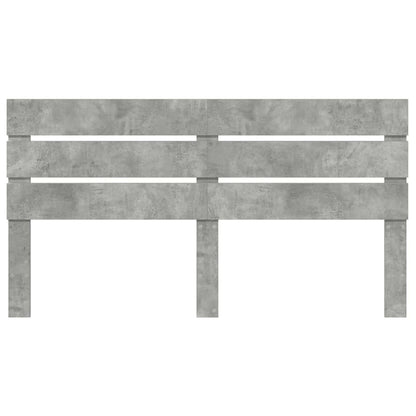 Testiera con testiera Grigio cemento 160 cm Legno multistrato