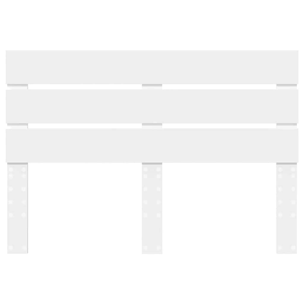 Testiera con testiera Bianco 150 cm Legno multistrato