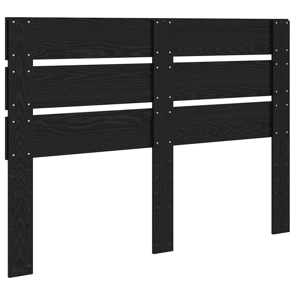 Testiera con testiera Rovere Nero 150 cm Legno multistrato