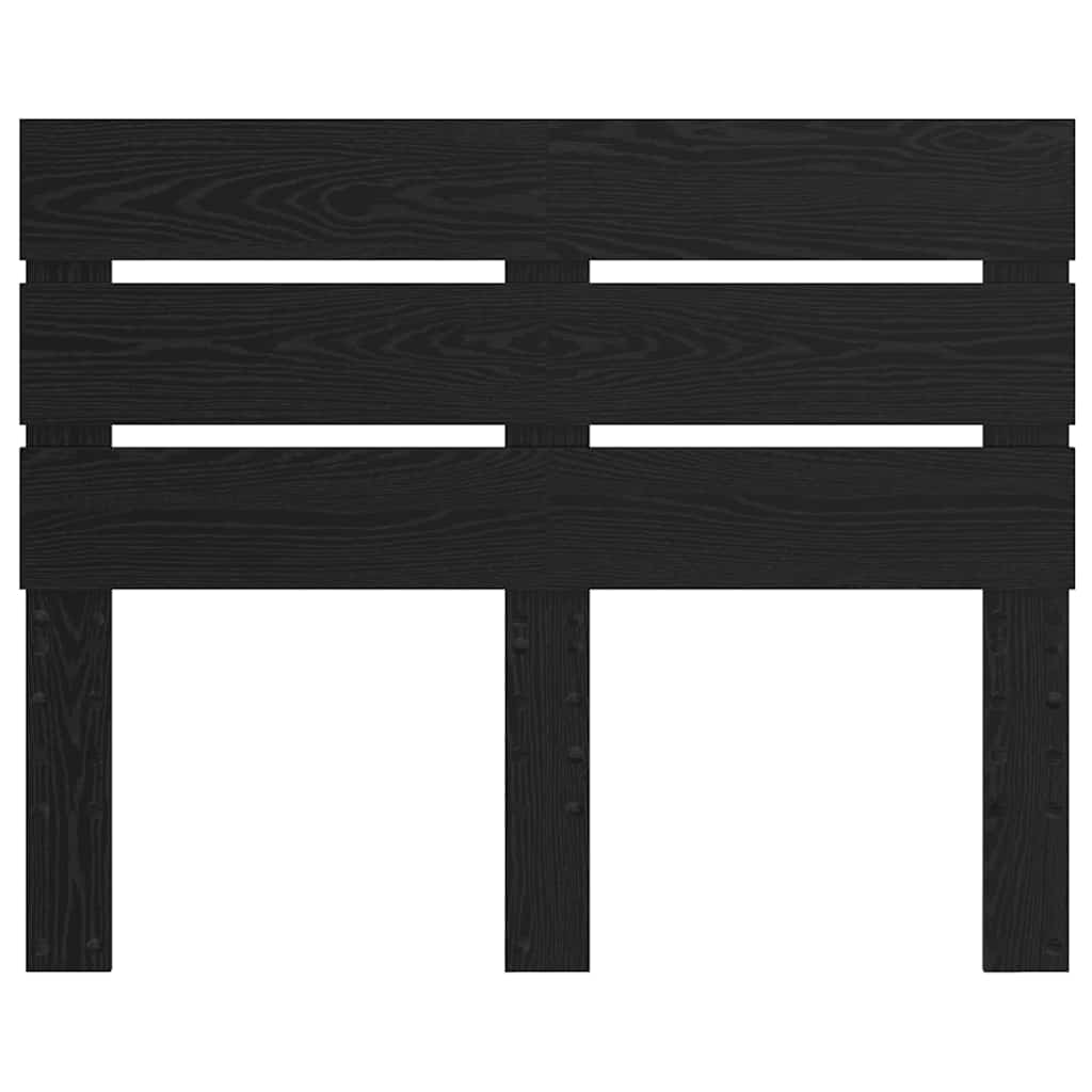 Testiera con testiera Rovere Nero 135 cm Legno multistrato