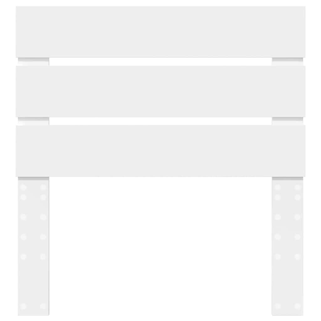 Testiera con testiera Bianco 100 cm Legno multistrato