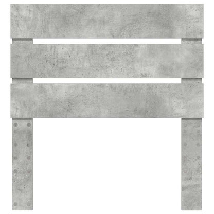 Testiera con testiera Grigio cemento 100 cm Legno multistrato