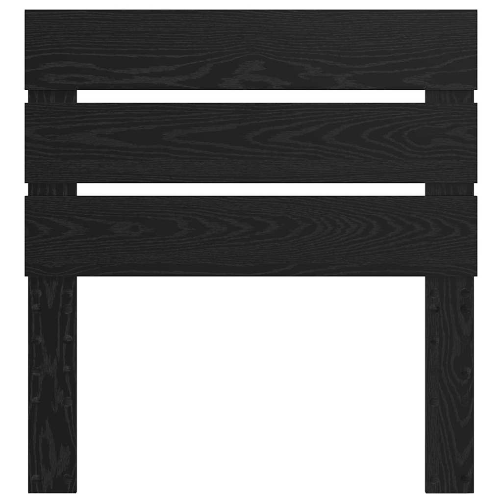 Testiera con testiera Rovere Nero 80 cm Legno multistrato