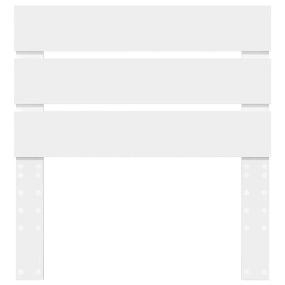 Testiera con testiera Bianco 75 cm Legno multistrato