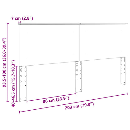 Testiera Rovere Sonoma 100 cm Legno ingegnerizzato | homemem39