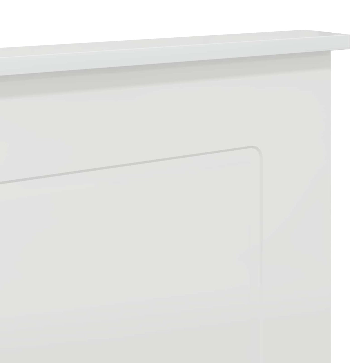 Testiera Bianco Lucido 100 cm Legno ingegnerizzato | homemem39