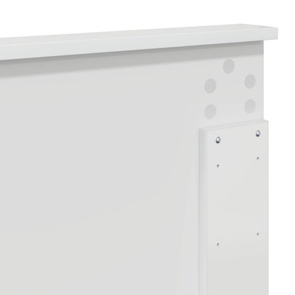 Testiera Bianco Lucido 100 cm Legno ingegnerizzato | homemem39