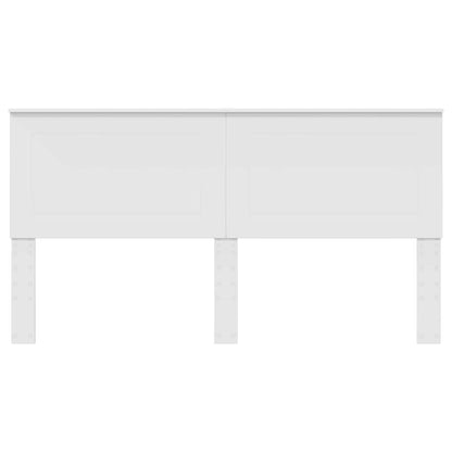 Testiera con testiera Bianco 180 cm Legno multistrato