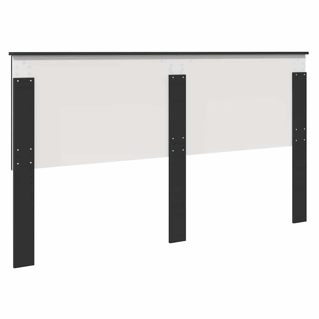 Testiera con testiera Rovere Nero 180 cm Legno multistrato