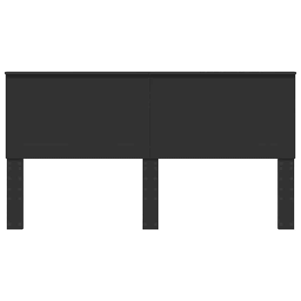 Testiera con testiera Rovere Nero 180 cm Legno multistrato