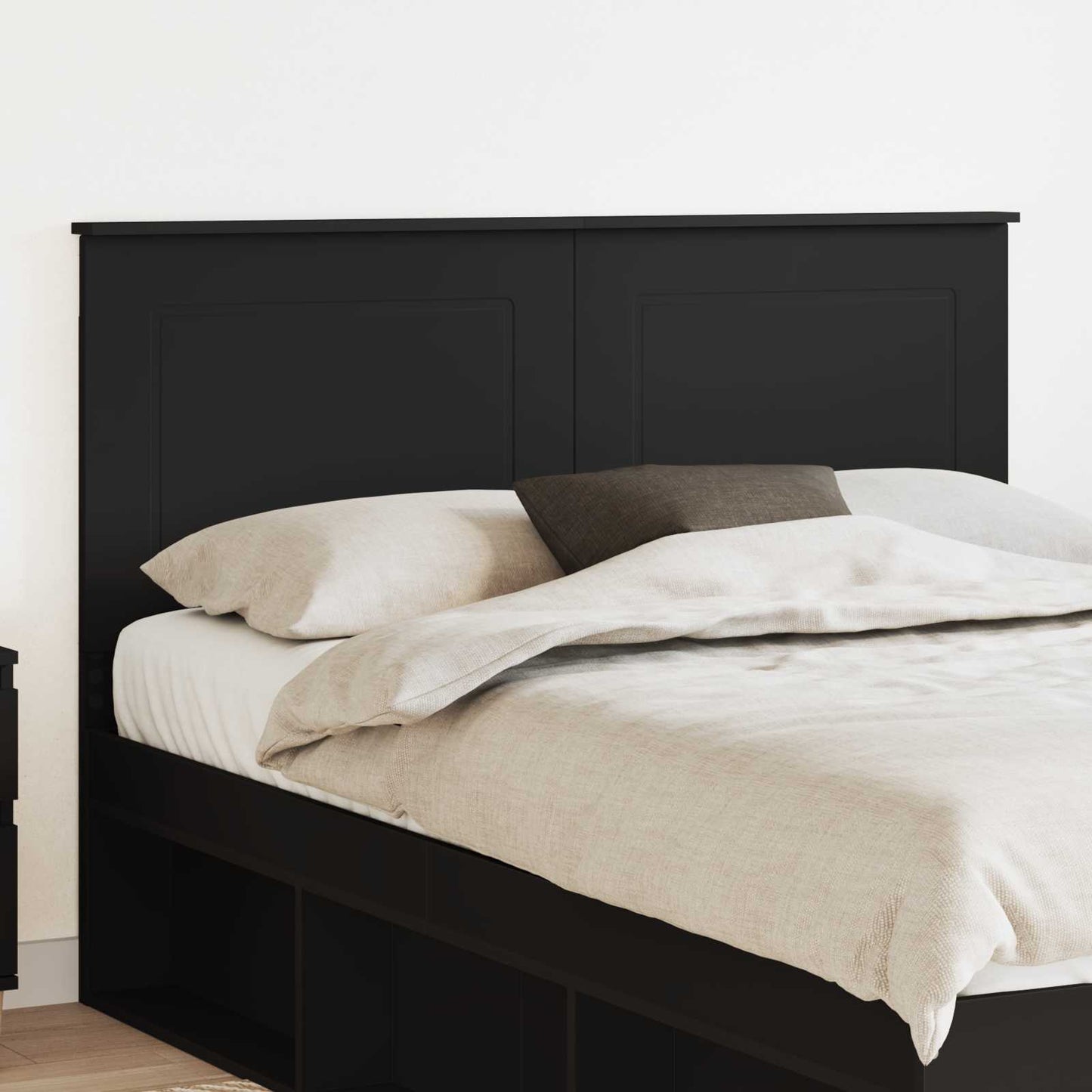 Testiera Rovere Nero 100 cm Legno ingegnerizzato | homemem39