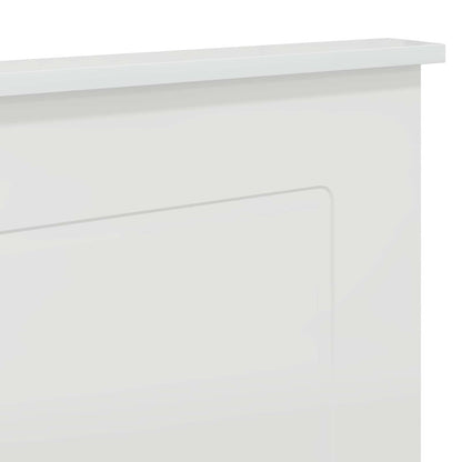 Testiera Bianco Lucido 100 cm Legno ingegnerizzato