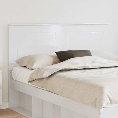 Testiera Bianco Lucido 100 cm Legno ingegnerizzato
