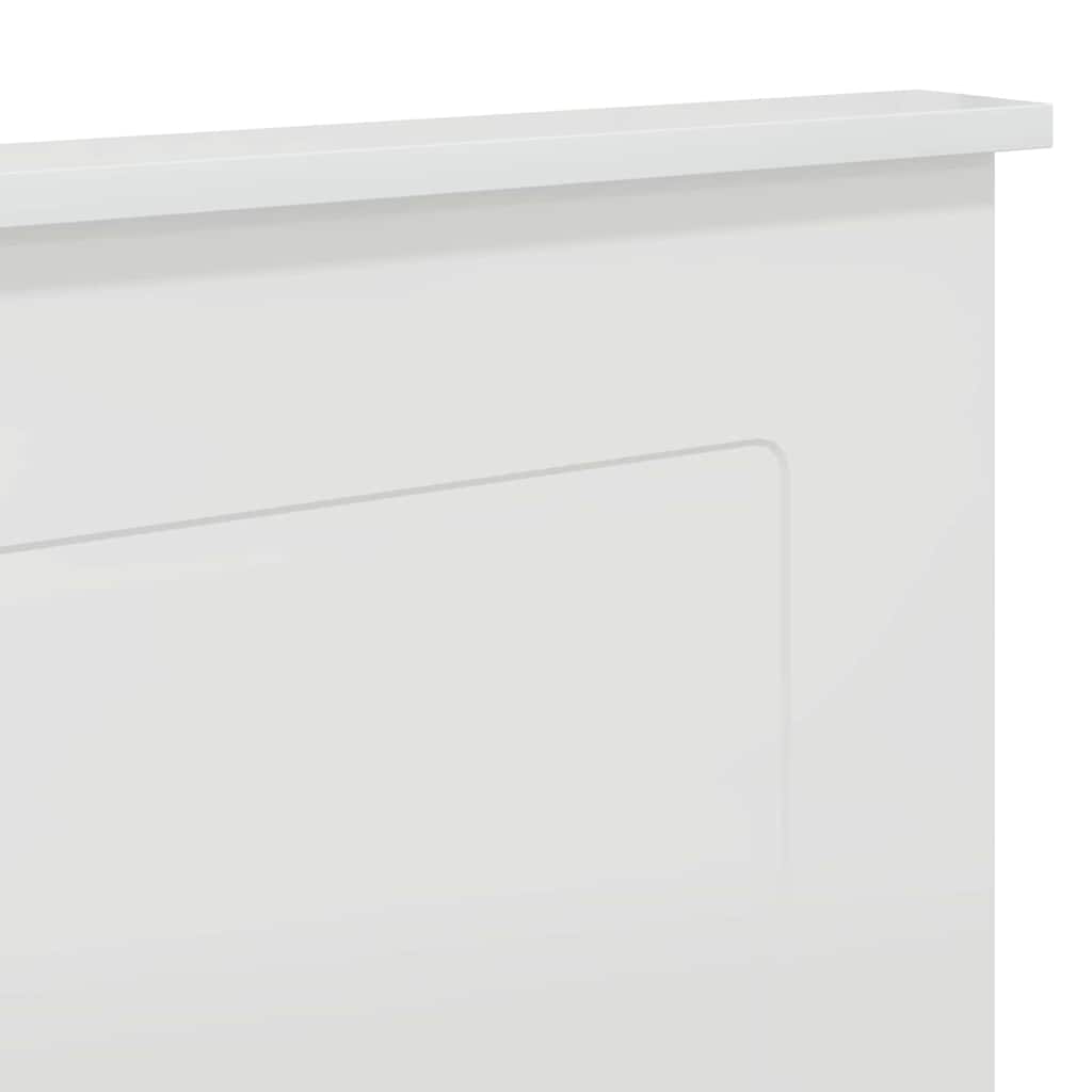 Testiera con testiera Bianco Lucido 150 cm Legno multistrato